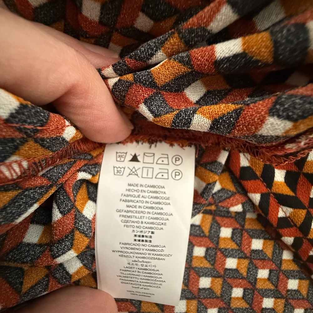 Michael Kors Brown Printed Midi Dress - Picture 10 of 10